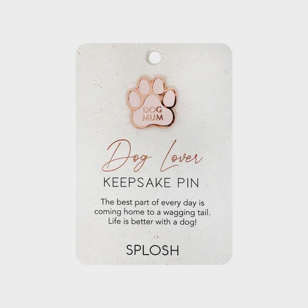 Keepsake Pin Dog Lover