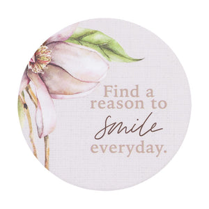 Blossom Smile Ceramic Coaster 