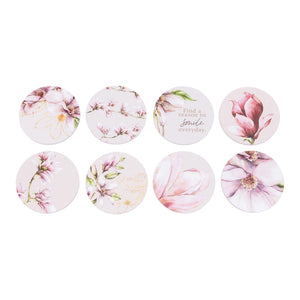Blossom Smile Ceramic Coaster 