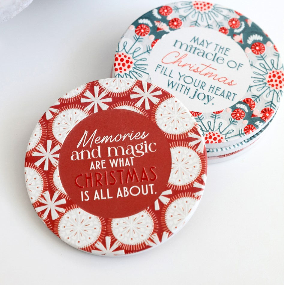 Christmas Memories Ceramic Coaster