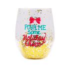 Chrisrmas Cheers Stemless Glass 