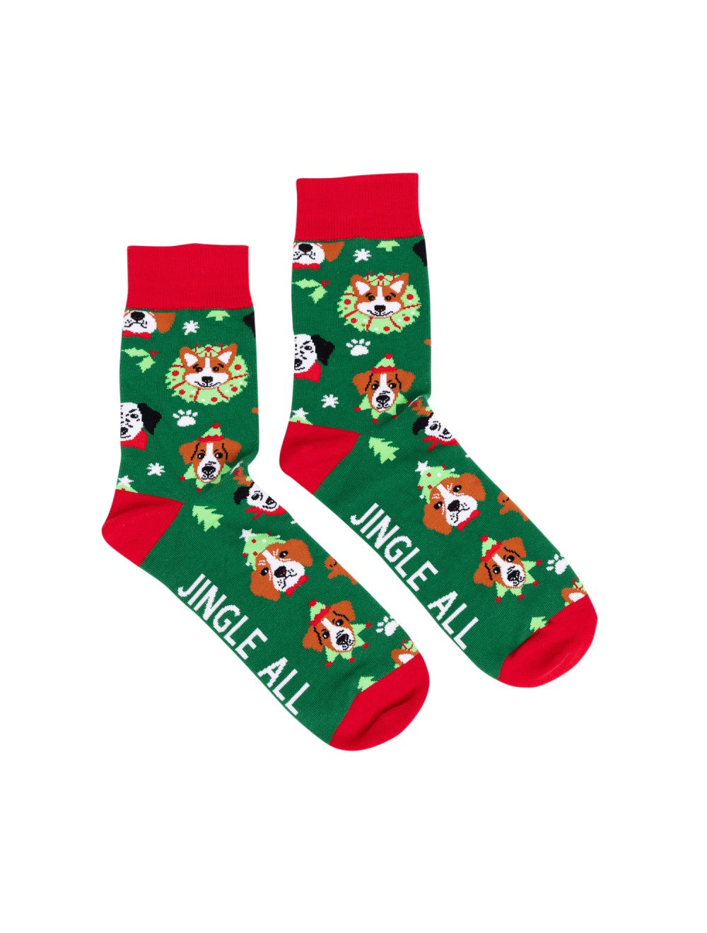 Christmas Dogs Socks 