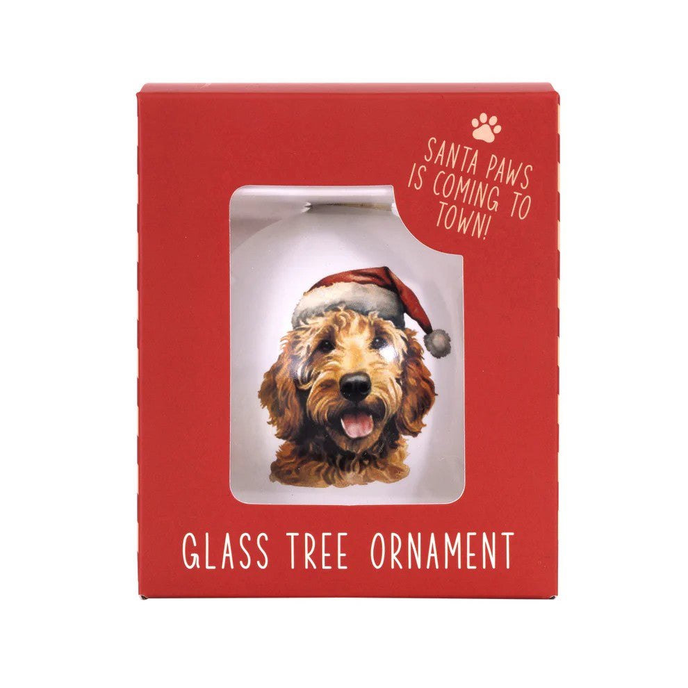 Christmas Round Bauble Cavoodle
