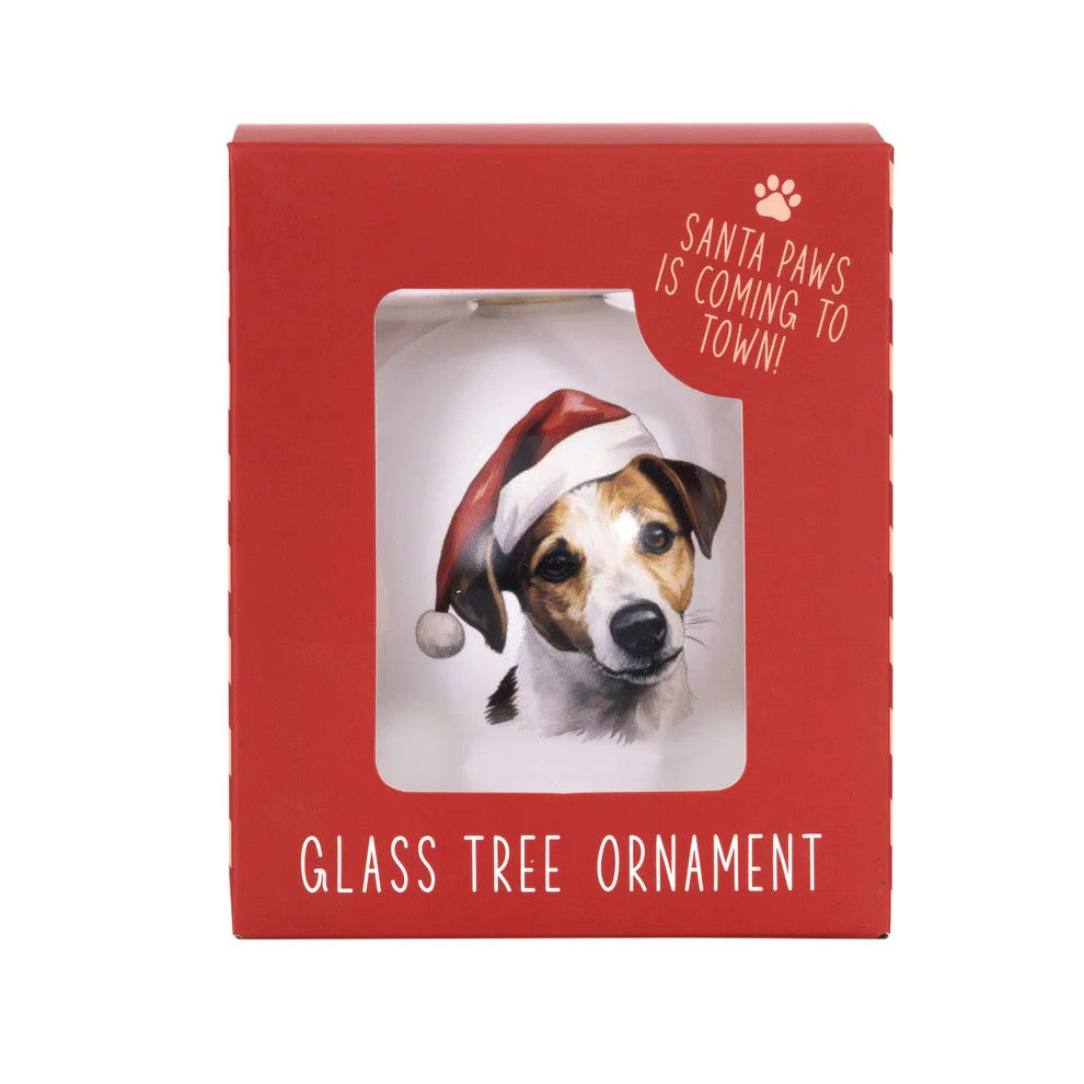 Christmas Round Bauble Jack Russell