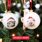 Christmas Round Bauble Cats