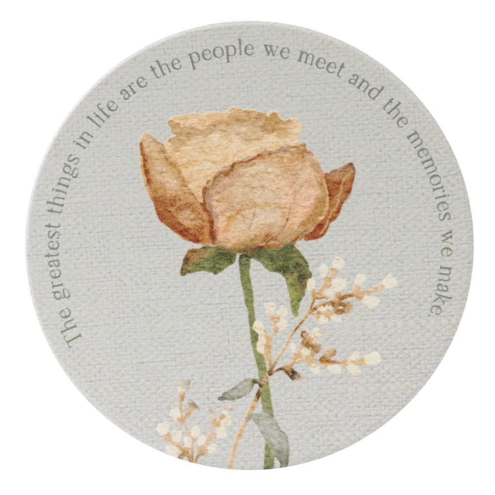 Rustic Meadow Coaster - Rose