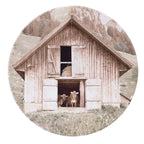 Rustic Meadoe Coaster - Barn 