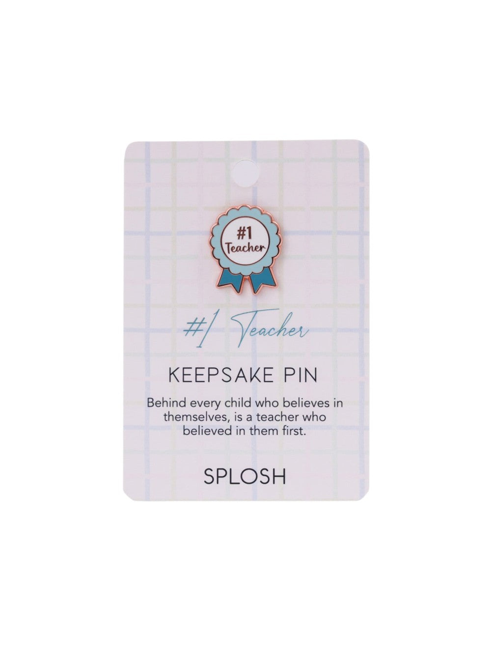 Teacher #1 Teacher Keepsake Pin 