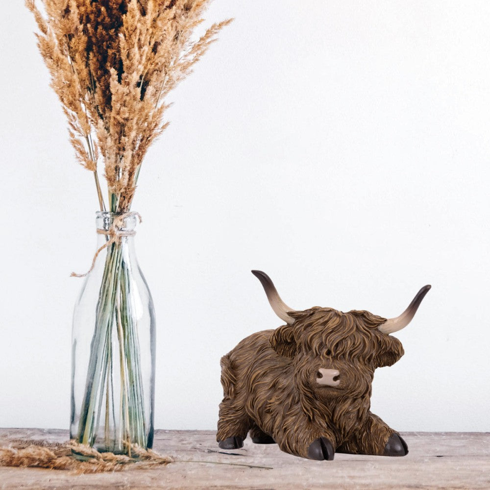 Rustic Meadow Highland Cow
