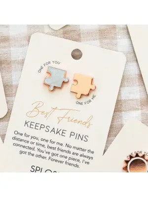 Keepsake Pins - Forever Connected Best Friends 