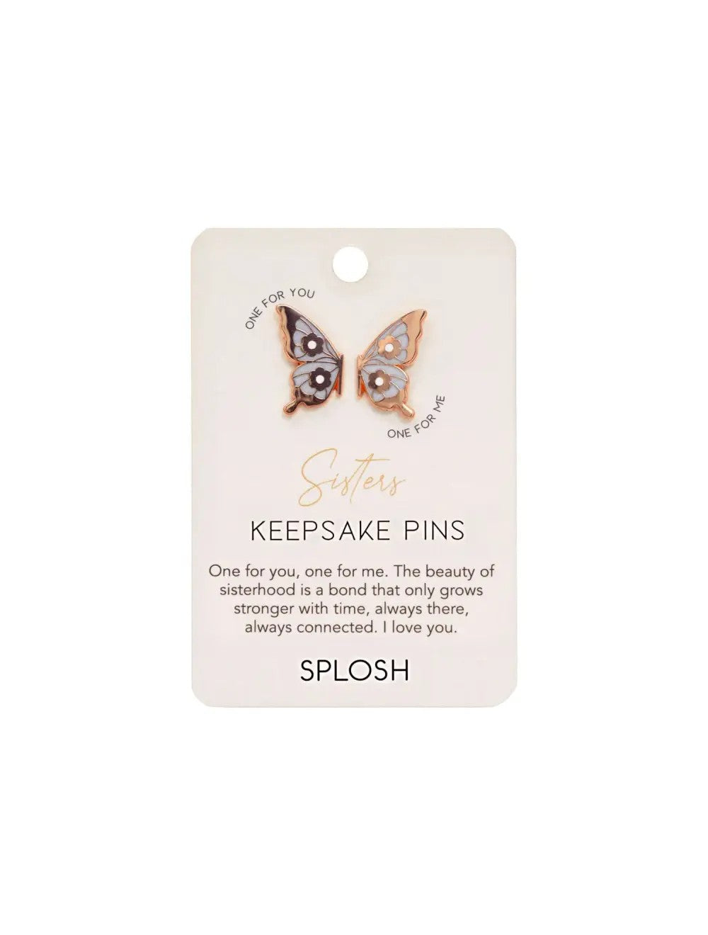 Keepsake Pin - Forever Connected Sisters 