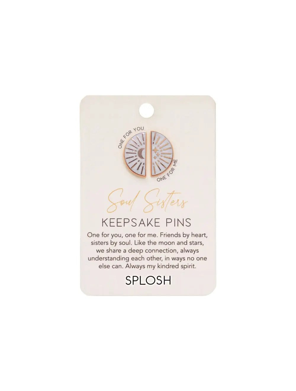 Keepsake Pins - Forever Connected Soul Sister 