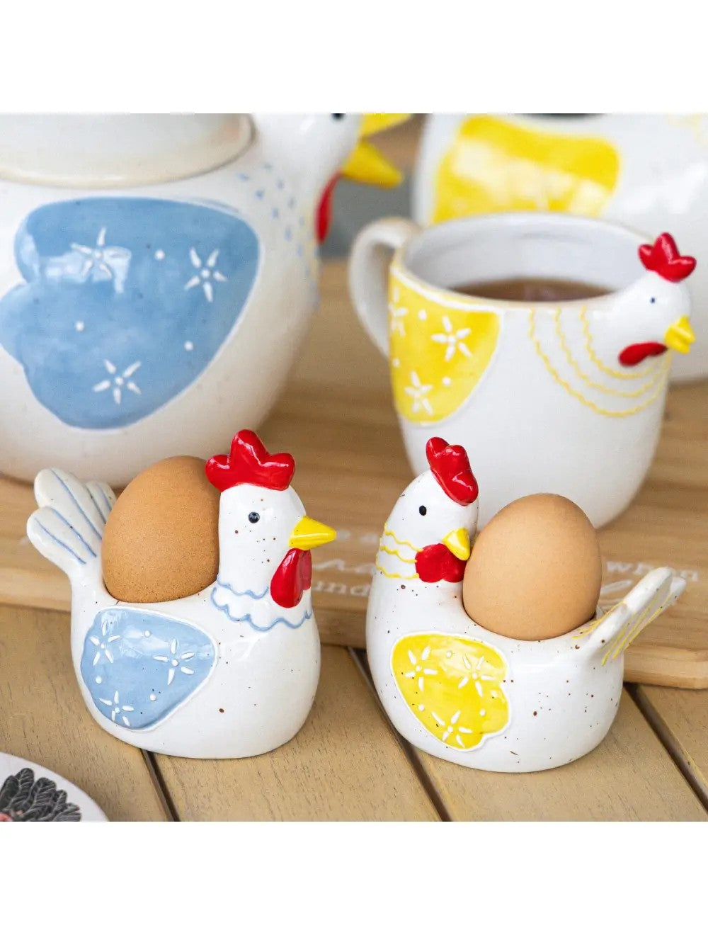 Henhouse Egg Cup [col:blue]