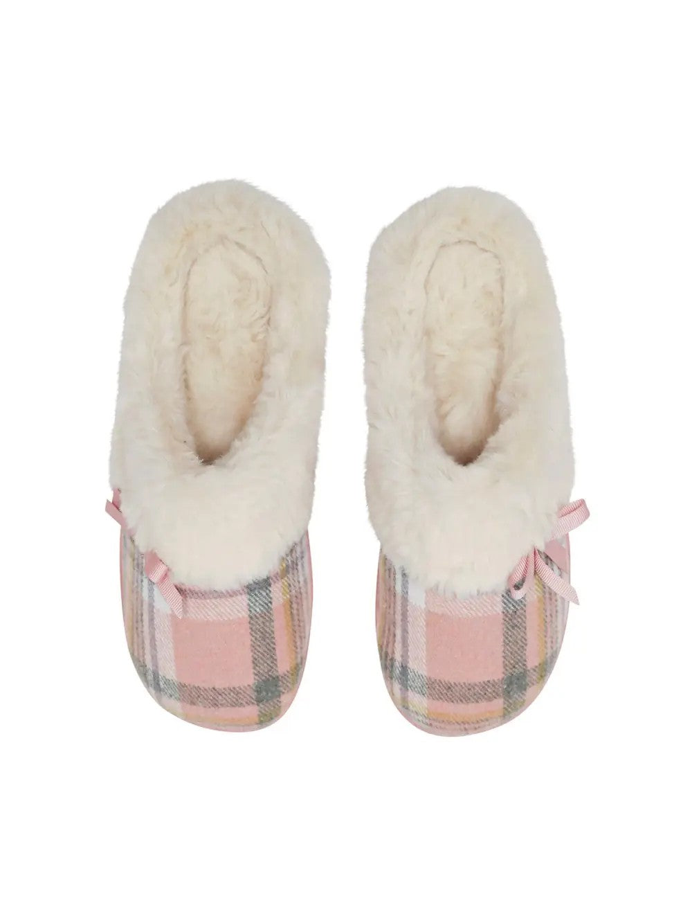Snuggups Women's Slide Pink Plaid [siz:35-36]