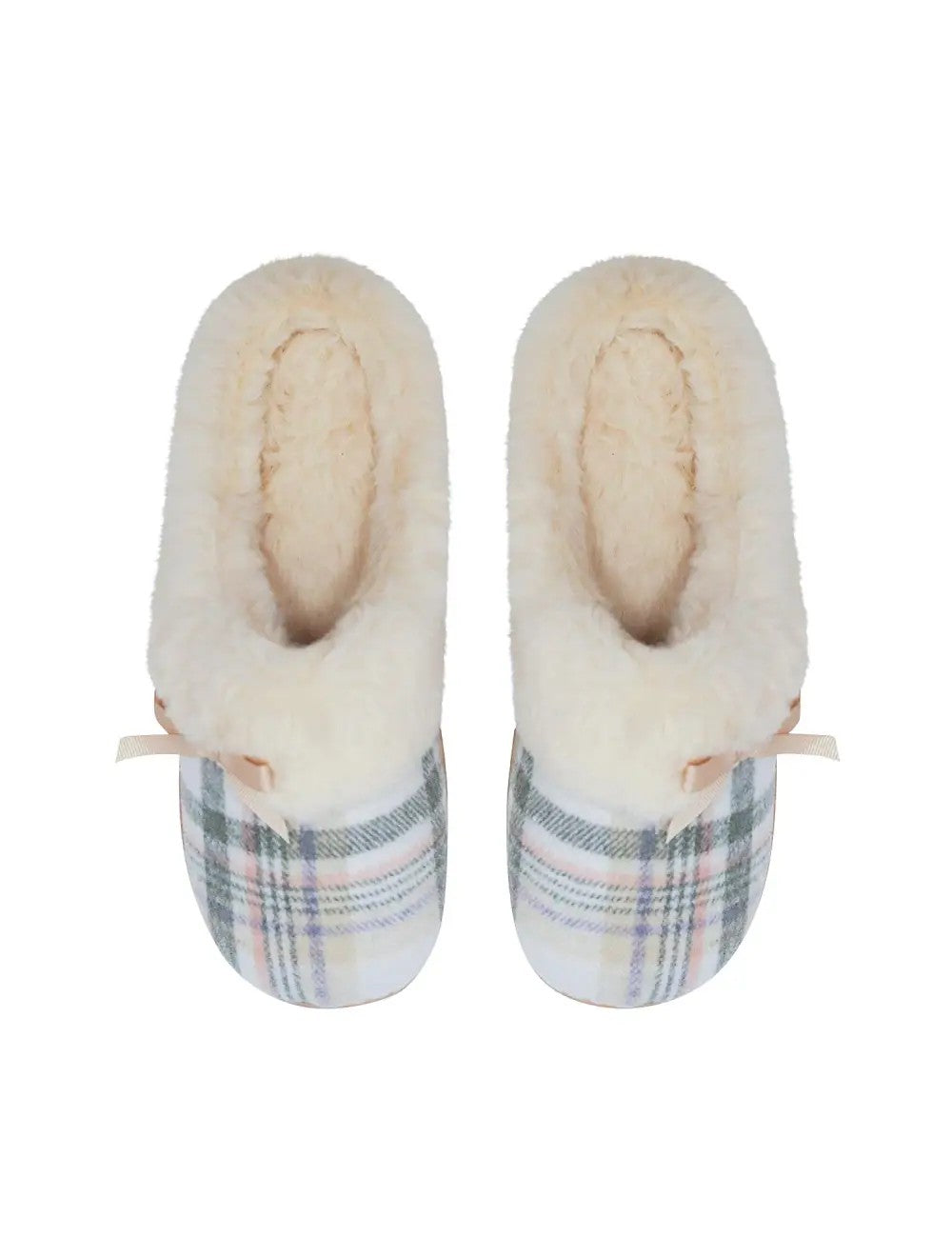 Snuggups Women's Slid Cream Plaid [siz:35-36]
