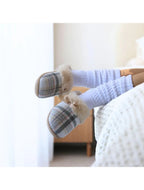 Snuggups Women's Slid Cream Plaid [siz:35-36]
