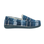 Men's Moccasin Navy Plaid [siz:45-46]