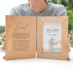 Father's Day Verse With Timber Frame