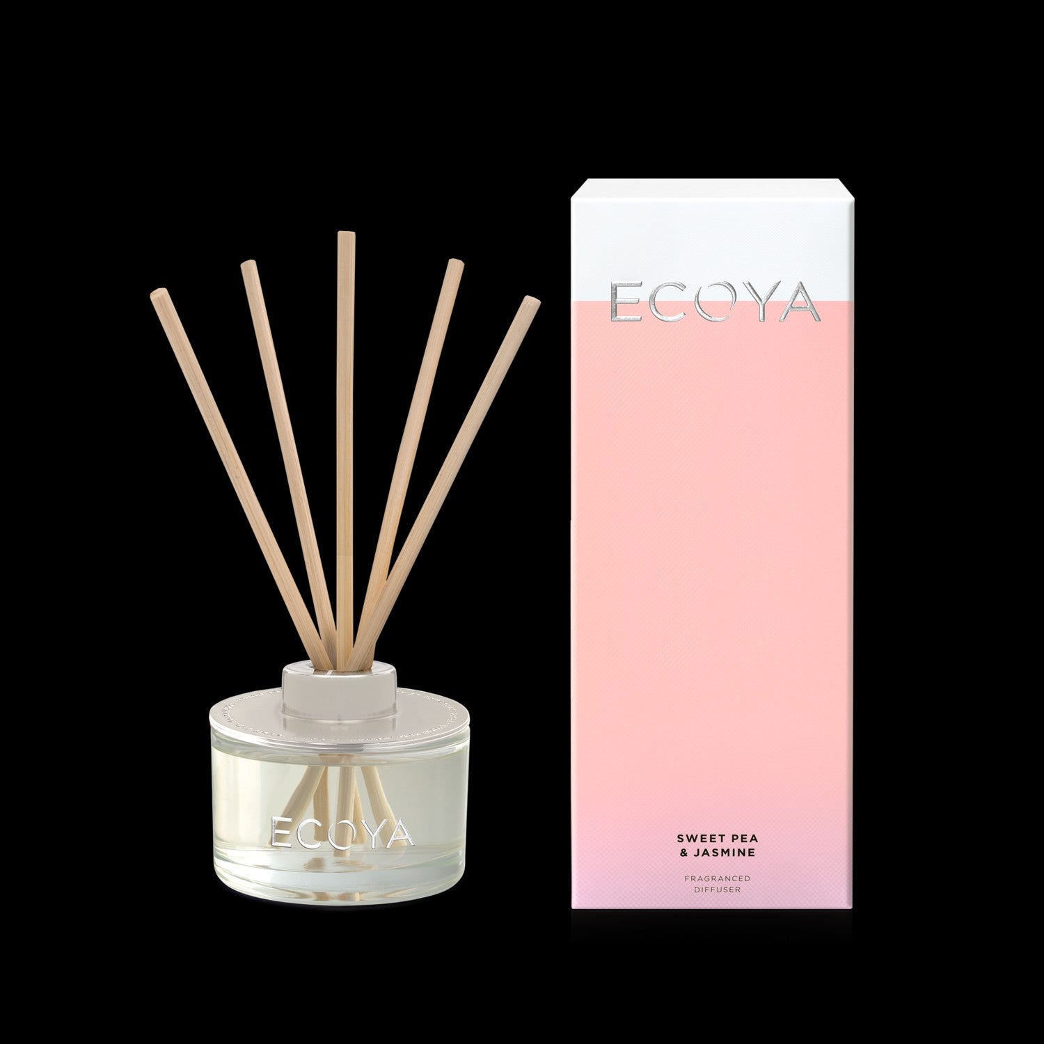Ecoya Sweet Pea & Jasmine Mini Reed Diffuser