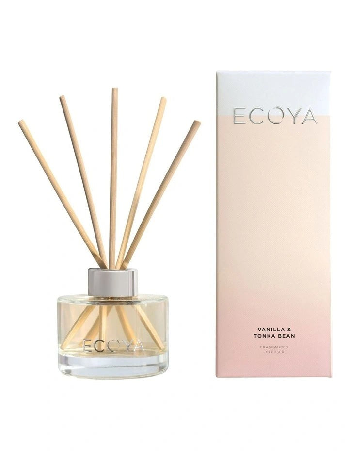 Ecoya Vanilla & Tonka Bean Mini Reed Diffuser