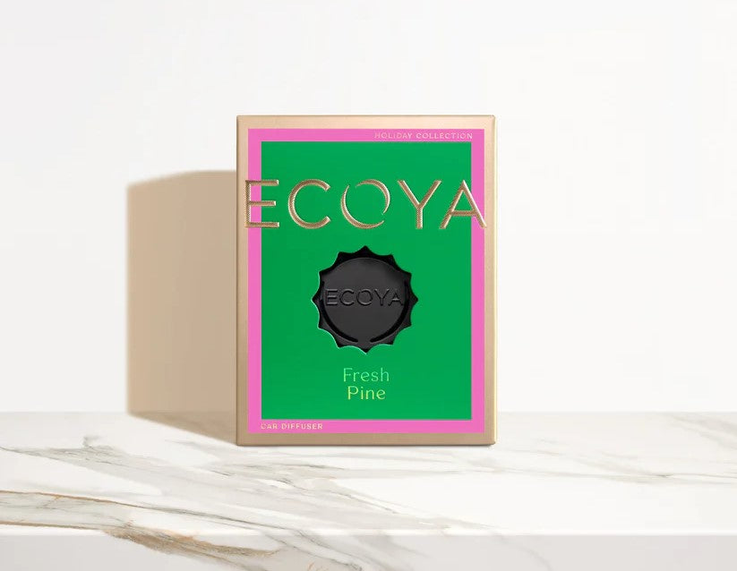 Ecoya- Fresh Pine Car Diffuser Holiday Collection