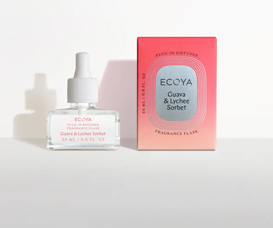 Ecoya Plug In Diffuser Fragrance Flask Sweet Pea & Jasmine