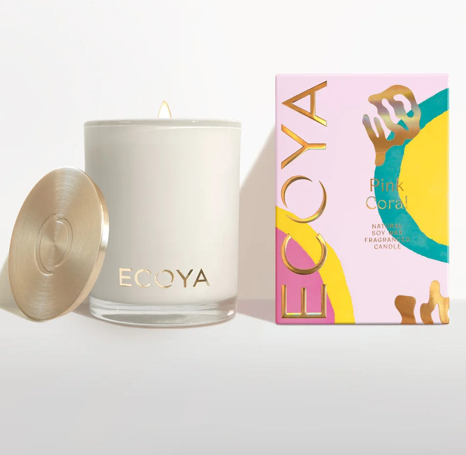 Ecoya Pink Coral Madison Candle Limited Edition High Summer