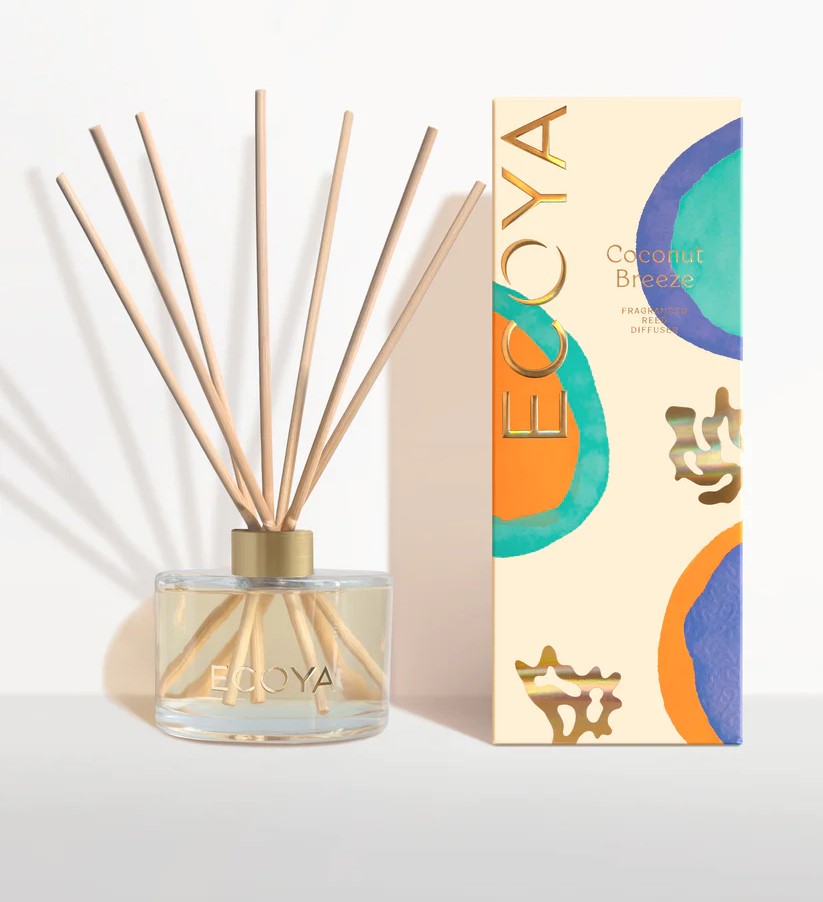 Ecoya Coconut Breeze Reed Diffuser Limited Edition High Summer