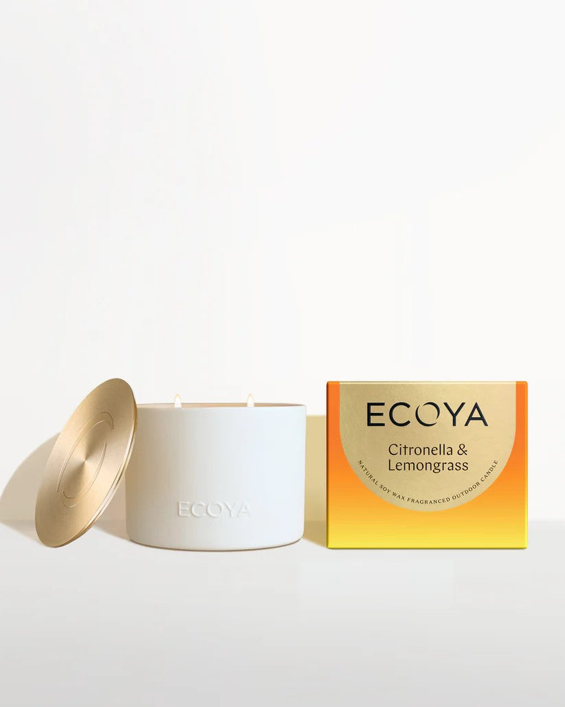 Ecoya Outdoor Candle - Citronella & Lemongrass