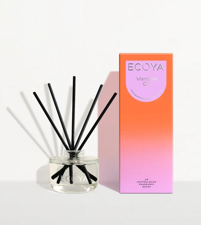 Ecoya Mandarin Gin Mini Reed Diffuser 