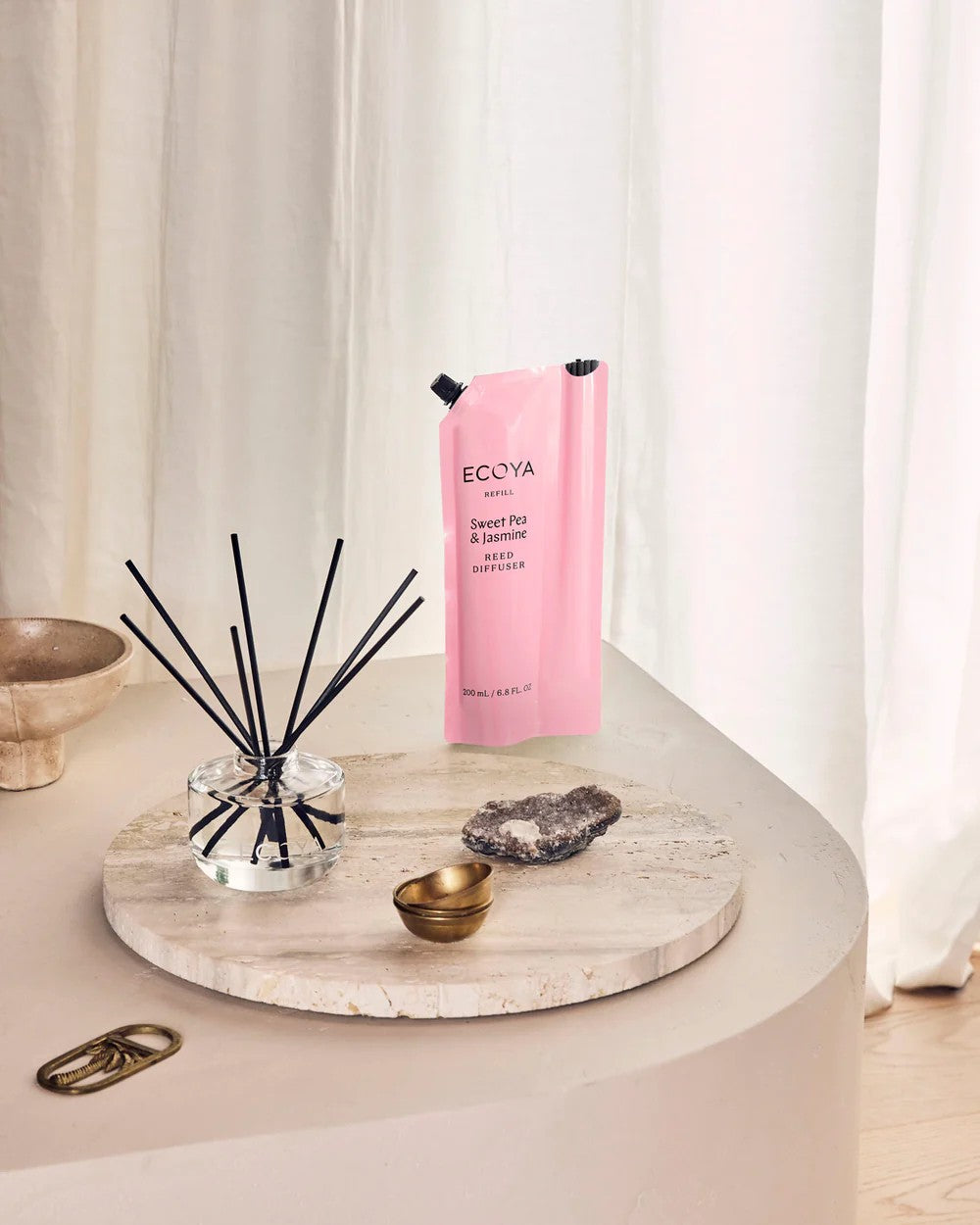 Ecoya Diffuser Refill - Sweet Pea & Jasmine