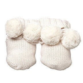 Marley Cream Organic Booties [siz:000]