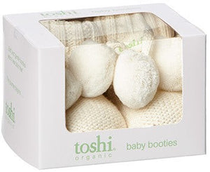 Marley Cream Organic Booties [siz:000]