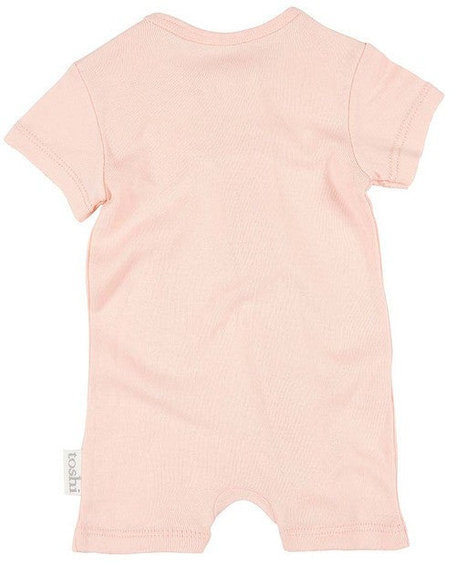Organic Onesie Short Sleeve Blush [siz:00]