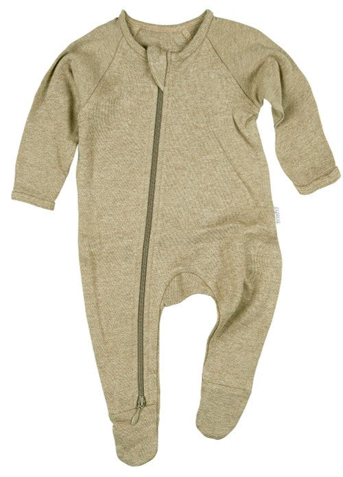 Olive Dreamtime Organic Long Sleeve Onesie [siz:0]