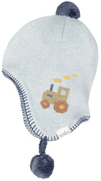 Organic Earmuff Beanie Storytime Mr Tractor [siz:s]