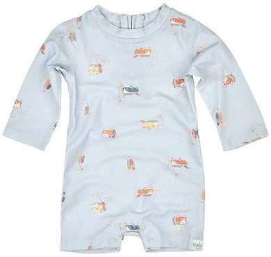 Swim Onesie Long Sleeve Beach Bums [siz:00]
