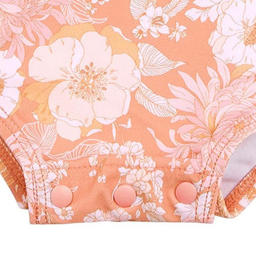 Swim Onesie Long Sleeve Tea Rose [siz:0]
