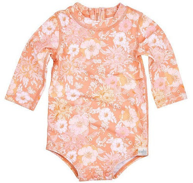 Swim Onesie Long Sleeve Tea Rose [siz:00]