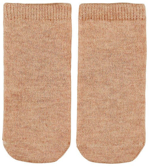 Baby Ankle Socks-maple [siz:0-6m]