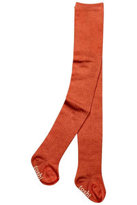Organic Footed Tights - Dreamtime Saffron [siz:2-3 Years]