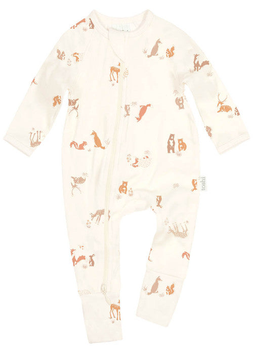 Onesie Long Sleeve Classic - Enchanted Forest Feather [siz:1]