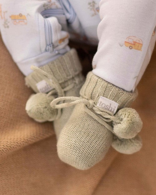Organic Booties Marley Mist [siz:000]