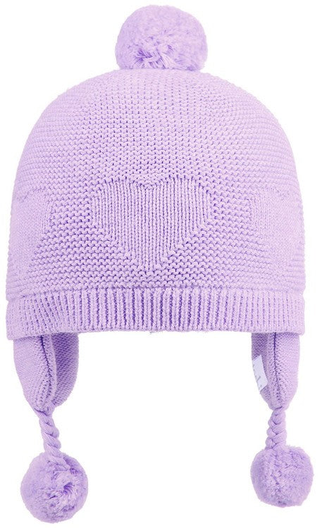Organic Earmuff Heart - Amethyst [siz:m]