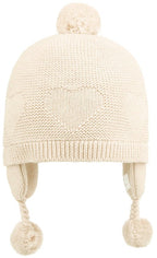 Organic Earmuff Heart - Feather [siz:s]