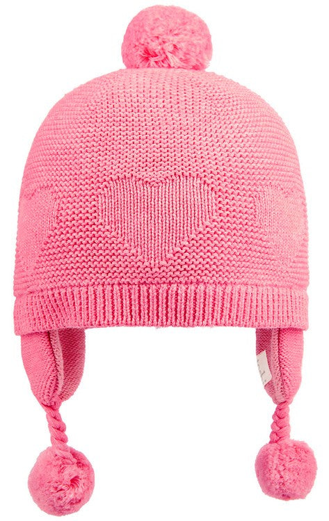 Organic Earmuff Heart - Fuschia [siz:xxs]