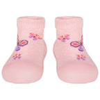 Organic Hybrid Walking Socks Jacquard Butterfly Bliss [siz:12-18]