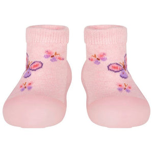 Organic Hybrid Walking Socks Jacquard Butterfly Bliss [siz:12-18]