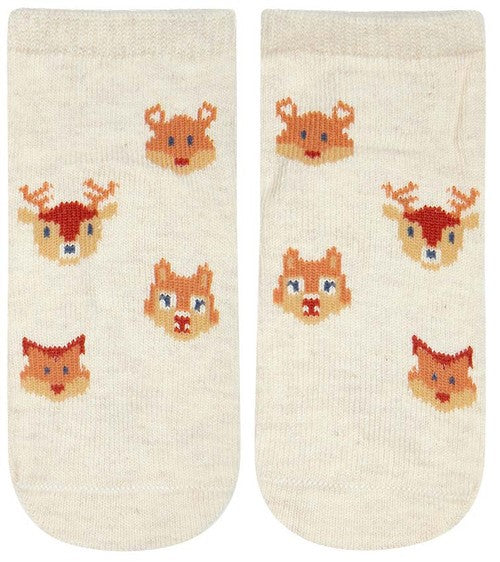 Organic Socks Ankle Jacquard Enchanted Forest [siz:0-6m]