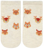 Organic Socks Ankle Jacquard Enchanted Forest [siz:6-12]